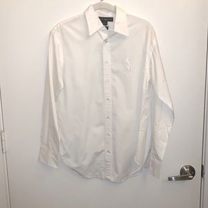 White Ralph Lauren Button Down